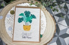 Carte à  planter "Chalut belle plante"