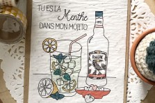 Carte à  planter "tu es la menthe dans mon mojito"