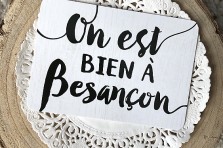 Carte postale "On est bien à  Besançon"