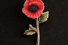 Pin's fleur - Coquelicot