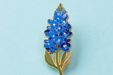 Pin's fleur - Lupin Bleu